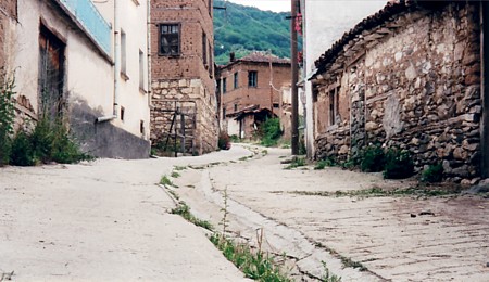 Going towards village centre